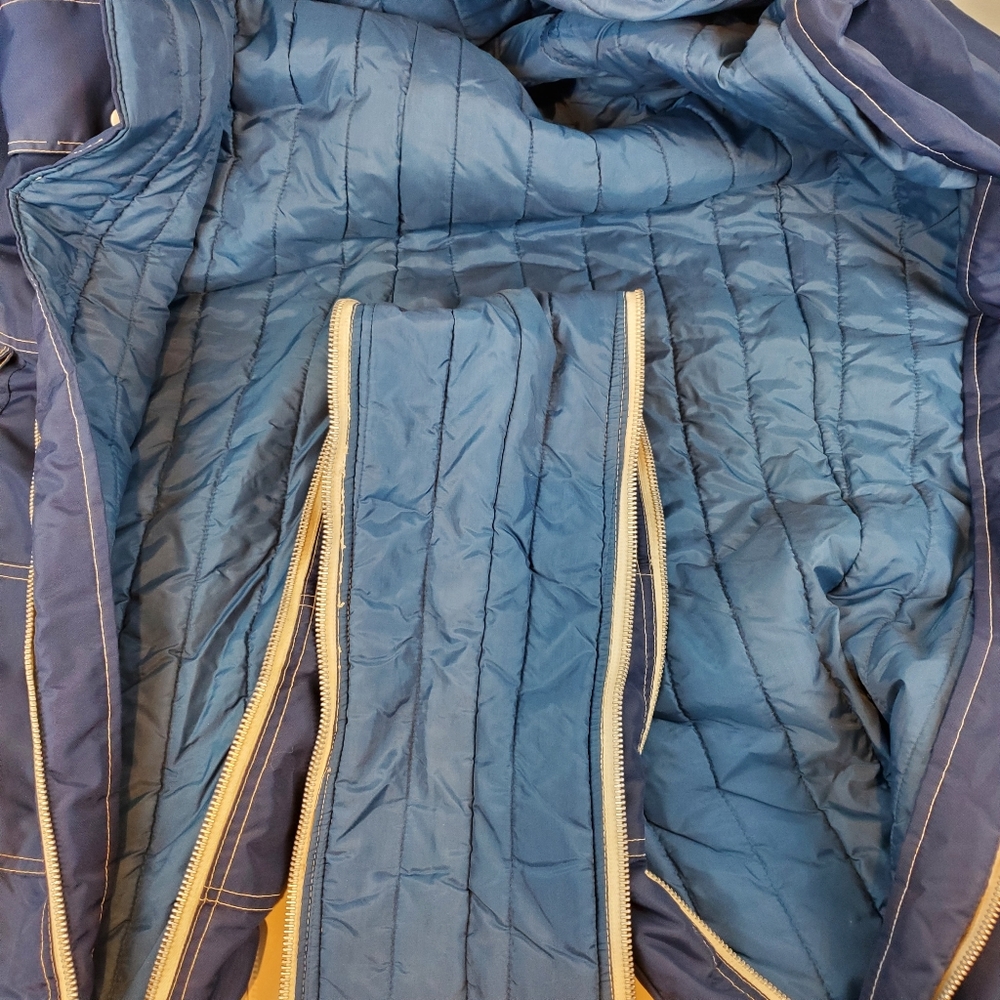 Vintage 1970s Double Zip Snowmobile Suit Size M Mens Rockabilly Astronaut Retro - Picture 15 of 15
